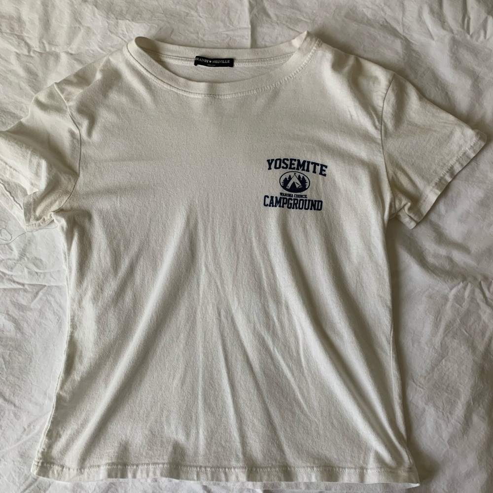 Brandy Melville Yosemite white tee